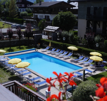 Vue piscine été